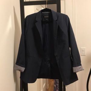 Banana republic boyfriend blazer, navy, size 4